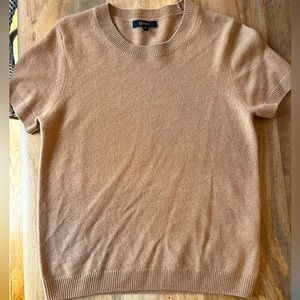 Quince Mongolian Cashmere Tee Size Small